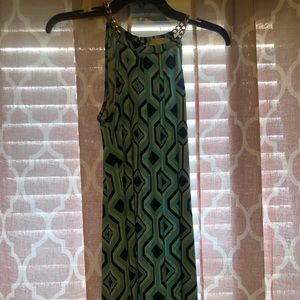 Michael Kors geometric a line dress